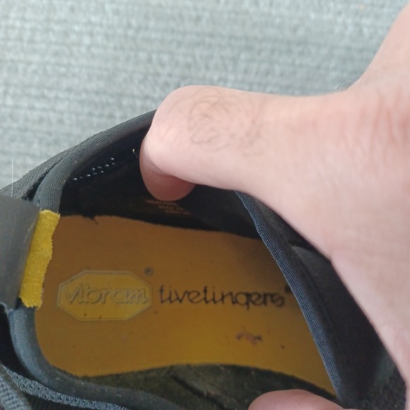 Vibram Five Fingers Shoes Womens Black/Black Size 40 EU 8.5-9 US Stretch - Picture 6 of 8